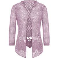 Mymo Strickjacke Frauen Lavendel