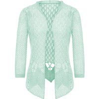 Mymo Strickjacke Frauen Lagune
