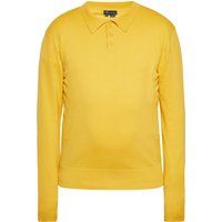 Langarm Polo Strickpullover