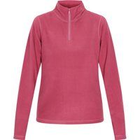 Dreimaster Fleecepullover Frauen dunkelrosa