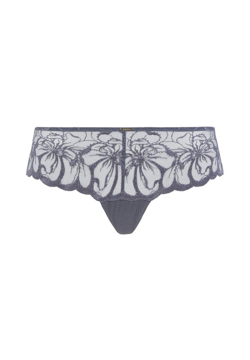 Floral bestickter Hüftstring Tanga