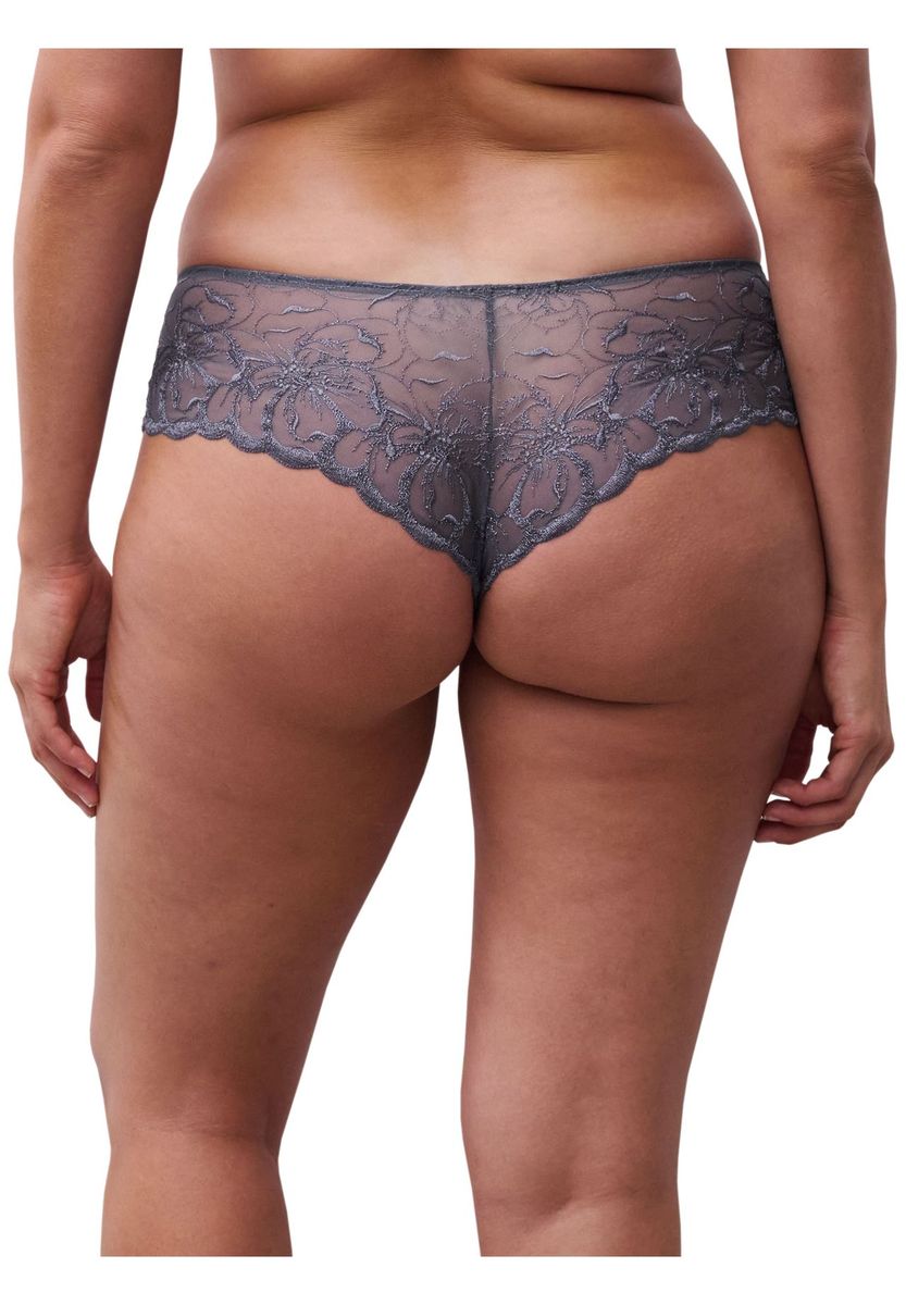 Floral bestickter Hüftstring Tanga