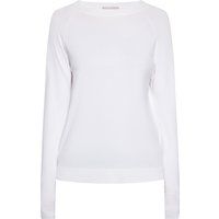 Elegantes geripptes Kurzarm-Strickoberteil