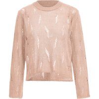 Lockerer Strickpullover mit Used-Effekt