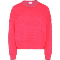 Strukturierter Strickpullover mit Rundhalsausschnitt