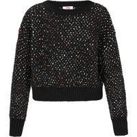 Mymo Pullover Frauen black melange