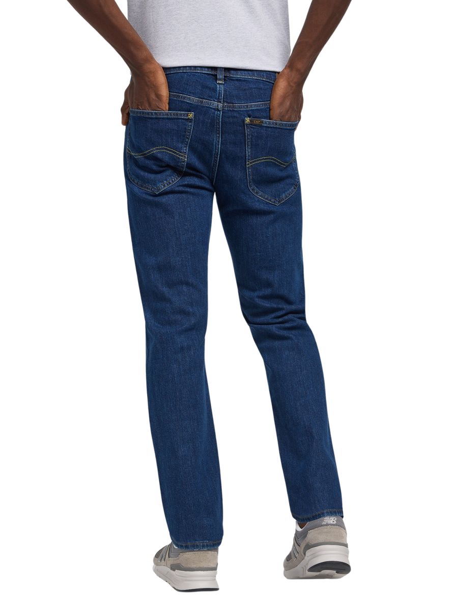 Herren Indigo Vintage Straight Leg Jeans