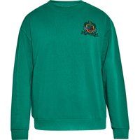 Klassisches Sweatshirt mit gesticktem Aufnäher