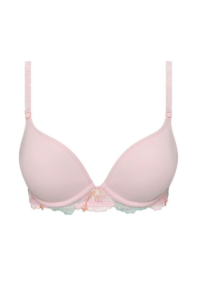 Push-Up BH mit floraler Spitzeborte