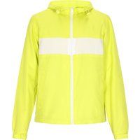 Leichte neon-gelbe Kapuzenjacke