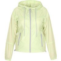 Hellgrüne Kapuzen-Windbreaker Jacke