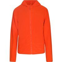 Lässige Fleece-Kapuzenjacke mit Reißverschluss