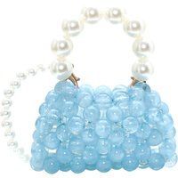 Mymo Handtasche Frauen blau weiss