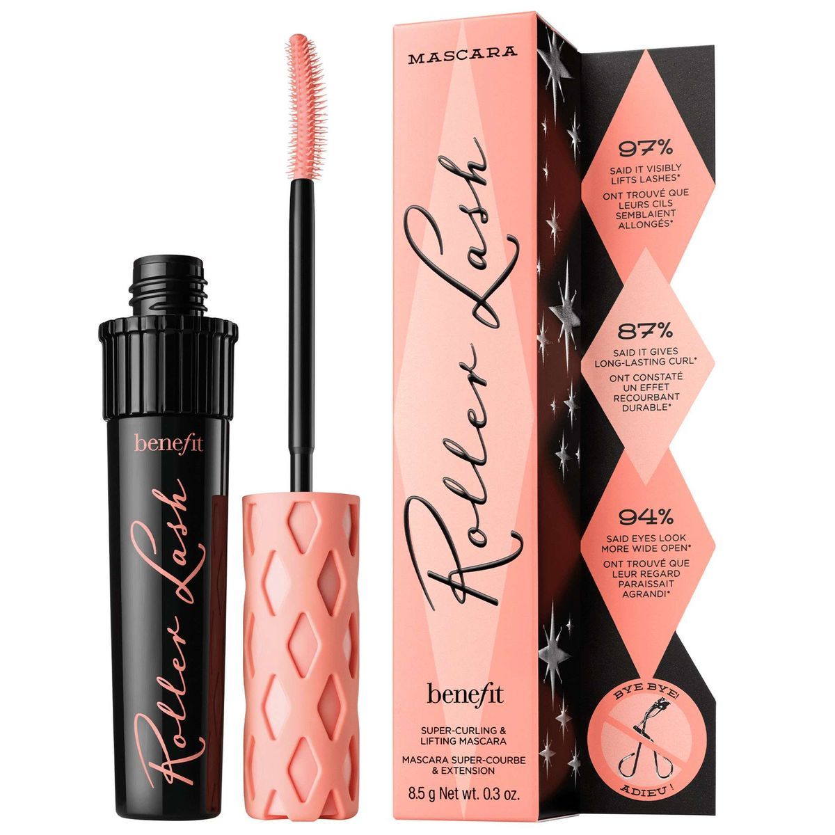 Super Curling Lifting Schwarze Mascara