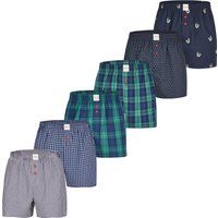 Klassische gewebte Boxershorts Multipack