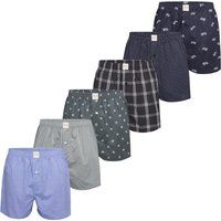 Klassische gewebte Boxershorts Multipack