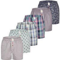 Klassische gewebte Boxershorts Multipack