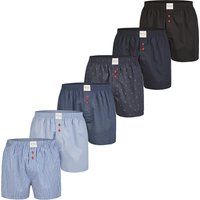 Klassische gewebte Boxershorts Multipack