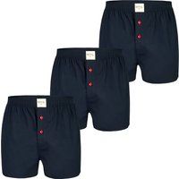 Klassische Web-Boxershorts 3er-Pack