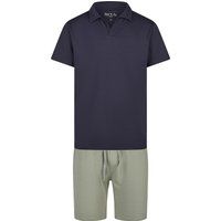 Herren Loungewear Shorty Pyjama Set