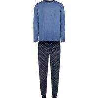 Klassisches Langarm-Pyjama-Set