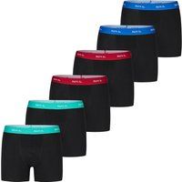 Herren Baumwollmischung Retroshorts 6er-Pack