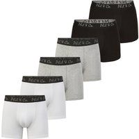 Herren Baumwollmischung Retroshorts 6er-Pack