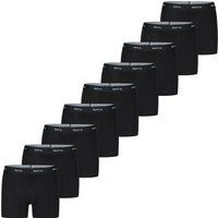 Schwarze Baumwoll-Stretch-Boxershorts für Herren