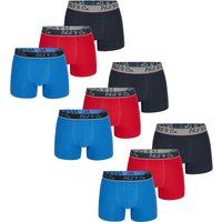 Schwarze Baumwoll-Stretch-Boxershorts für Herren