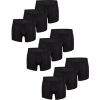 Schwarze Baumwoll-Stretch-Boxershorts für Herren