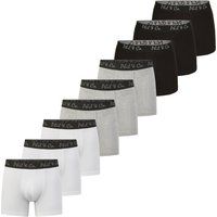 Schwarze Baumwoll-Stretch-Boxershorts für Herren