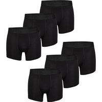 Herren Schwarze Jersey Boxershorts 6er-Pack