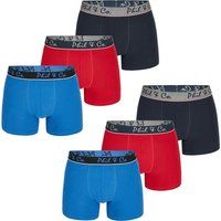 Herren Schwarze Jersey Boxershorts 6er-Pack