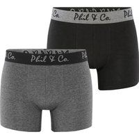 Herren Retro Boxershorts 2er-Pack
