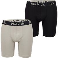 Herren Retroshorts Lange Beine 2er-Pack