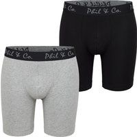 Herren Retroshorts Lange Beine 2er-Pack