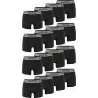 Schwarze Herren-Boxershorts aus Baumwollmischung