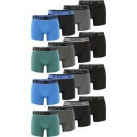 Schwarze Herren-Boxershorts aus Baumwollmischung
