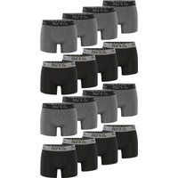 Schwarze Herren-Boxershorts aus Baumwollmischung