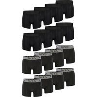 Herren Schwarze Retro Boxershorts Mehrpack