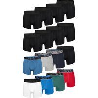 Herren Schwarze Retro Boxershorts Mehrpack