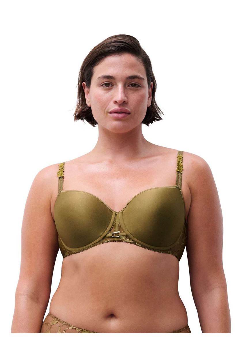 Bügel-BH mit Stickerei und verstellbaren Trägern