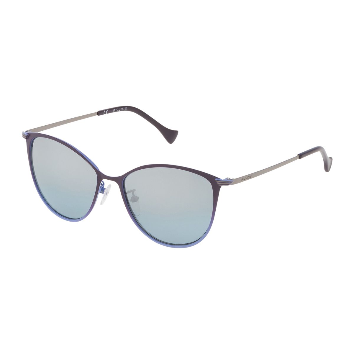 Cateye-Sonnenbrille mit Metallrahmen