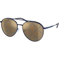 Pilotenbrille mit gemusterten Gläsern