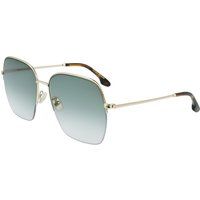 Eckige Sonnenbrille mit Metallrahmen