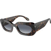 Ovale Sonnenbrille im Schildpattmuster