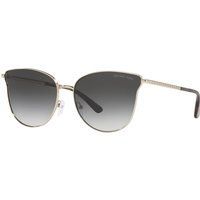 Katzenaugen-Sonnenbrille mit Metallrahmen