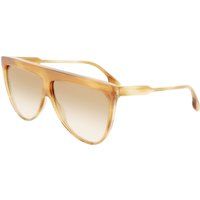 Flache Sonnenbrille im Schild-Stil