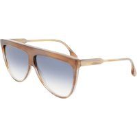 Flache Sonnenbrille im Schild-Stil