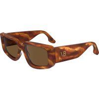 Klobige Acetat Sonnenbrille mit Schildpattmuster